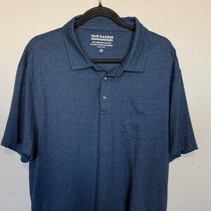 Fair Harbor Men's Navy Polo Shirt